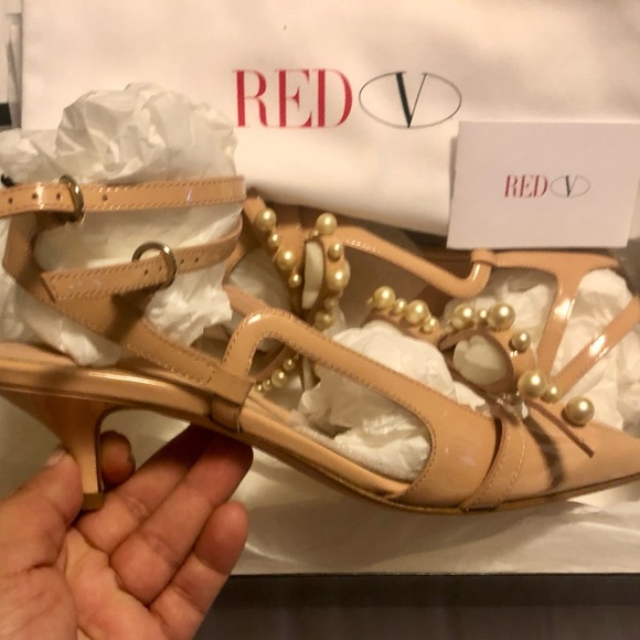 Valentino Red Slingback Pointy Heels (BRAND NEW) - Picture 5 of 8